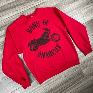 SONS OF ANARCHY TV Show Motorcycle Fleece Crewneck Sweatshirt